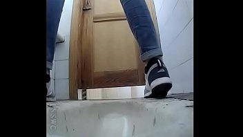 bathroom indian hidden cam Mom cums while son watches lesbian